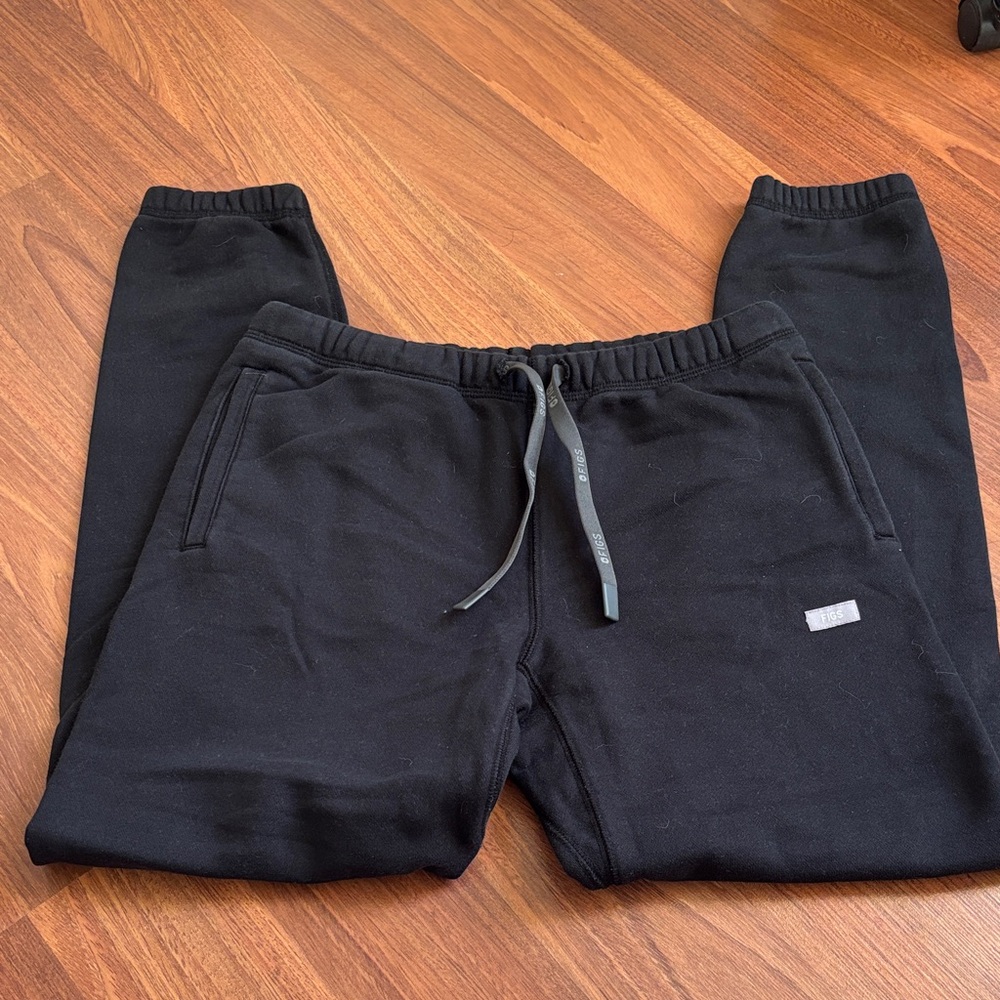 Figs Black Jogger Sweatpants